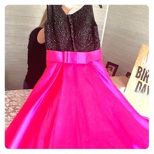 Black and pink jovani size 6
